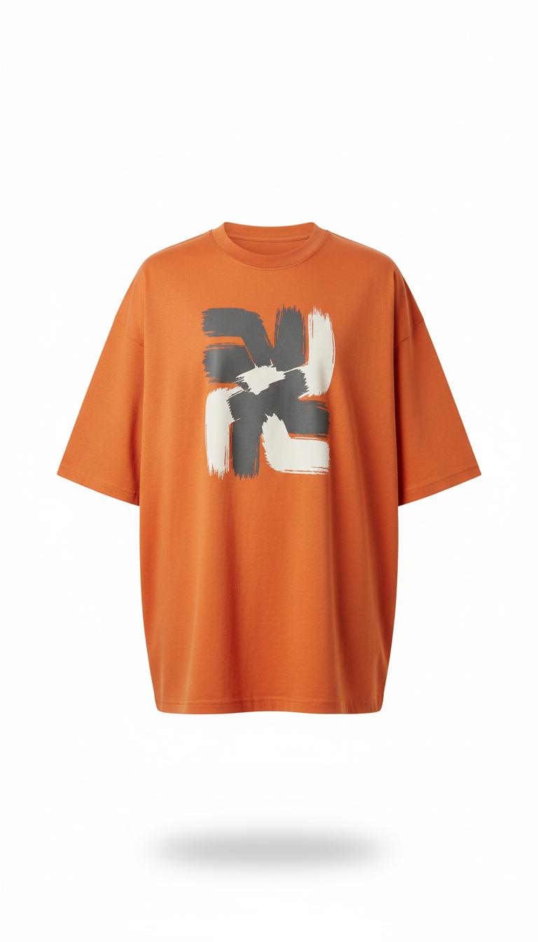 T-shirt premium Concrete Orange